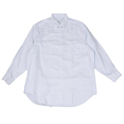 ARMANI COLLEZIONI Stitch Stripe Woven Shirt White Size 42
