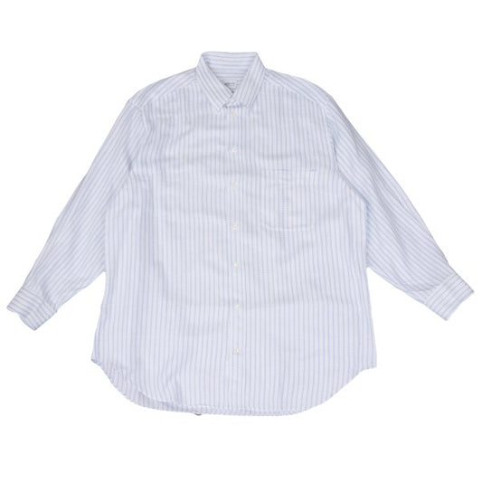 ARMANI COLLEZIONI Stitch Stripe Woven Shirt White Size 42