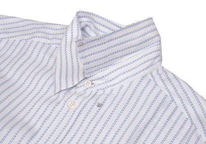ARMANI COLLEZIONI Stitch Stripe Woven Shirt White Size 42
