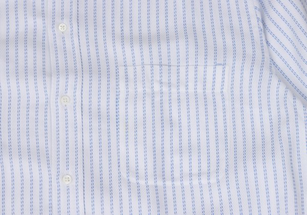 ARMANI COLLEZIONI Stitch Stripe Woven Shirt White Size 42