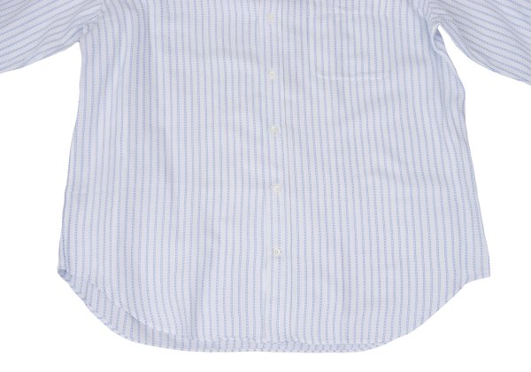 ARMANI COLLEZIONI Stitch Stripe Woven Shirt White Size 42