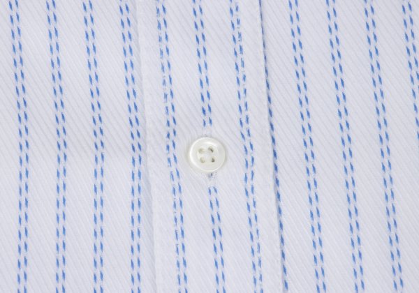 ARMANI COLLEZIONI Stitch Stripe Woven Shirt White Size 42