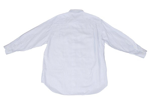 ARMANI COLLEZIONI Stitch Stripe Woven Shirt White Size 42