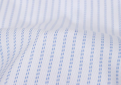 ARMANI COLLEZIONI Stitch Stripe Woven Shirt White Size 42