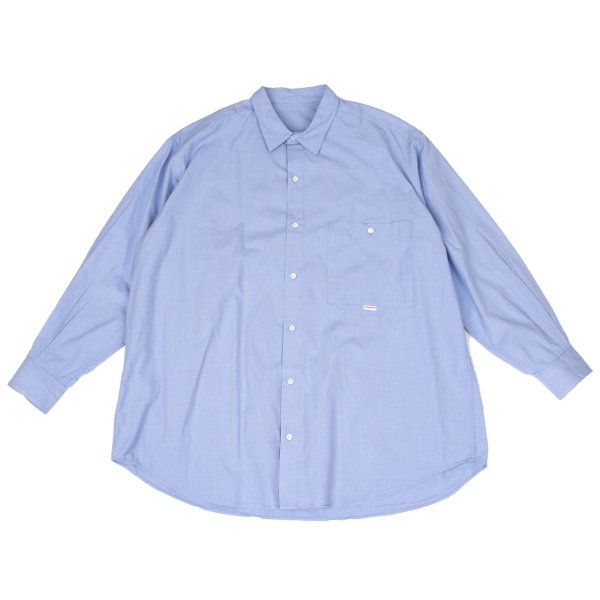 Papas Blue Puppytooth Cotton Shirt Size L
