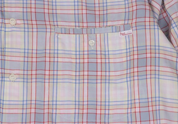 Papas Pink Plaid Cotton Long Sleeve Shirt Size L