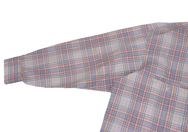Papas Pink Plaid Cotton Long Sleeve Shirt Size L
