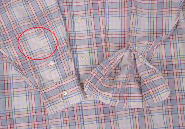 Papas Pink Plaid Cotton Long Sleeve Shirt Size L