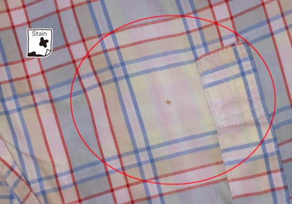 Papas Pink Plaid Cotton Long Sleeve Shirt Size L