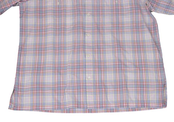Papas Pink Plaid Cotton Long Sleeve Shirt Size L
