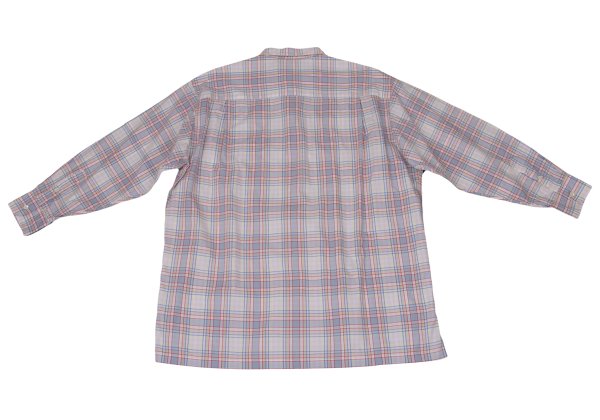 Papas Pink Plaid Cotton Long Sleeve Shirt Size L