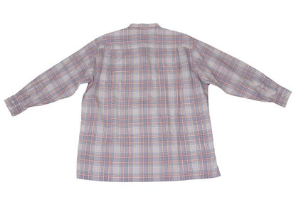Papas Pink Plaid Cotton Long Sleeve Shirt Size L