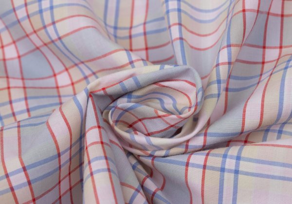 Papas Pink Plaid Cotton Long Sleeve Shirt Size L