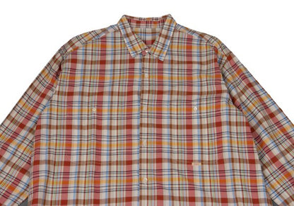 Papas Check Cotton Shirt Multi Size L