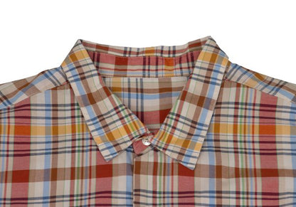 Papas Check Cotton Shirt Multi Size L
