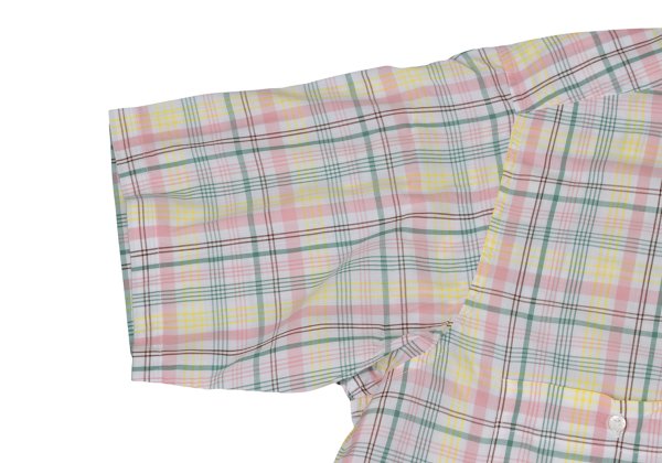 Papas Check Cotton S/S Shirt White Multi Size L