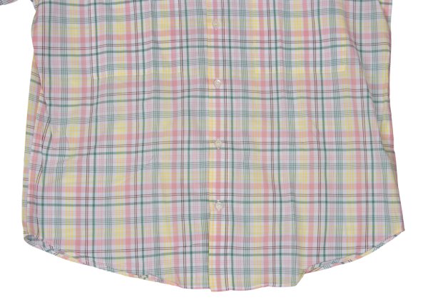 Papas Check Cotton S/S Shirt White Multi Size L