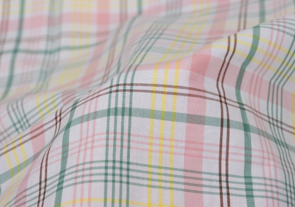 Papas Check Cotton S/S Shirt White Multi Size L