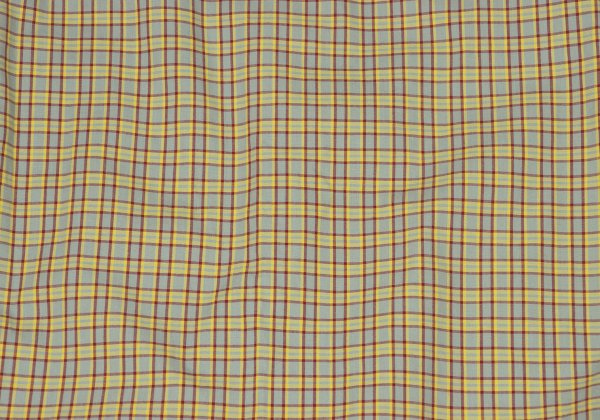 Papas Blue Plaid Cotton Short Sleeve Shirt Size L