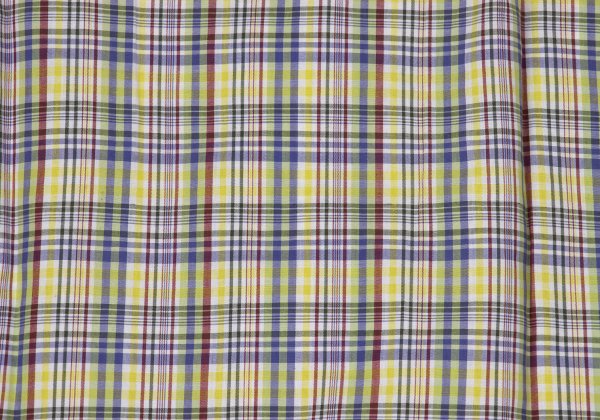 Papas Yellow Multi Plaid Cotton Short Sleeve Shirt Size L