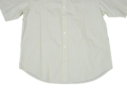 Papas Green Stripe Cotton Short Sleeve Shirt Size L