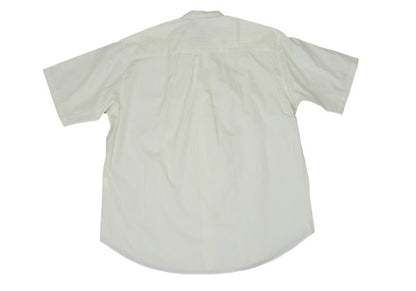 Papas Green Stripe Cotton Short Sleeve Shirt Size L