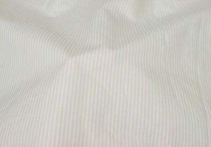 Papas Green Stripe Cotton Short Sleeve Shirt Size L