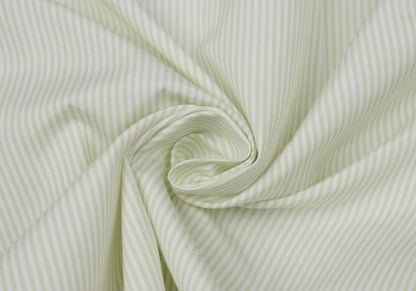 Papas Green Stripe Cotton Short Sleeve Shirt Size L