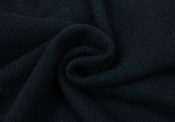 Papas Wool Cashmere Embroidered Logo Knit Vest Navy Size L