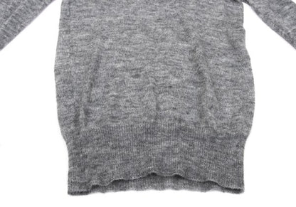 L'EQUIPE YOSHIE INABA Drape Neck Brushed Sweater Gray Size M