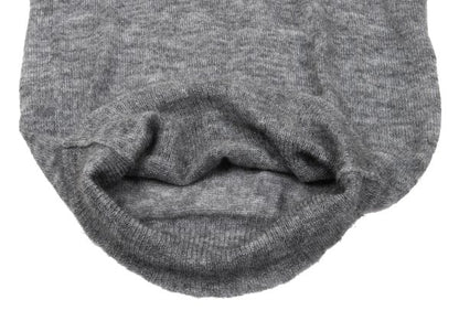 L'EQUIPE YOSHIE INABA Drape Neck Brushed Sweater Gray Size M
