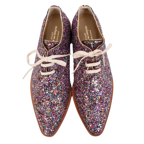 tricot COMME des GARCONS Glitter Sneakers Multi Size 24.5CM