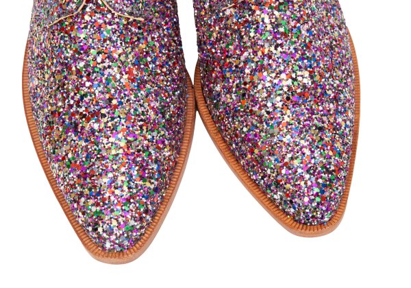tricot COMME des GARCONS Glitter Sneakers Multi Size 24.5CM