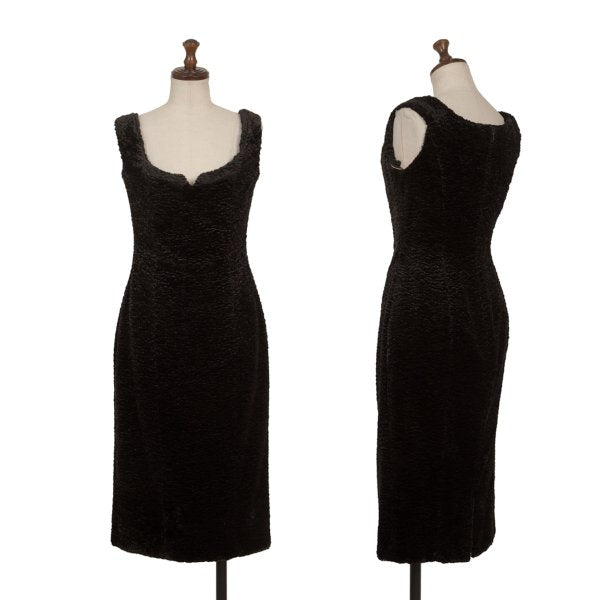 Vivienne Westwood Gold Label Corset Lined Fur Dress Size 10