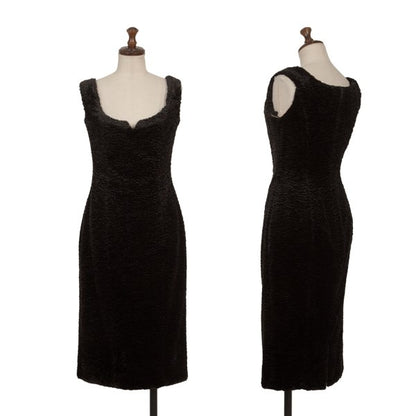 Vivienne Westwood Gold Label Corset Lined Fur Dress Size 10