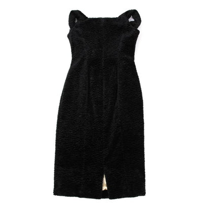 Vivienne Westwood Gold Label Corset Lined Fur Dress Size 10