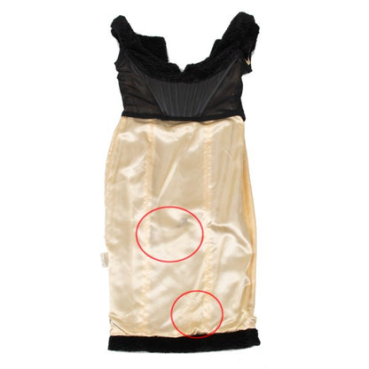Vivienne Westwood Gold Label Corset Lined Fur Dress Size 10