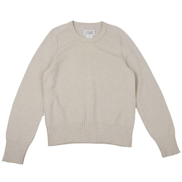 Maison Martin Margiel Wool Elbow Stitch Sweater Beige Size S