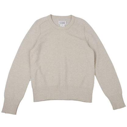 Maison Martin Margiel Wool Elbow Stitch Sweater Beige Size S