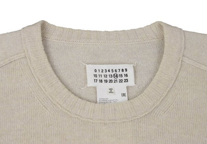 Maison Martin Margiel Wool Elbow Stitch Sweater Beige Size S