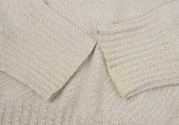 Maison Martin Margiel Wool Elbow Stitch Sweater Beige Size S