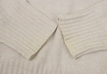 Maison Martin Margiel Wool Elbow Stitch Sweater Beige Size S