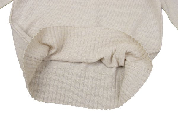 Maison Martin Margiel Wool Elbow Stitch Sweater Beige Size S