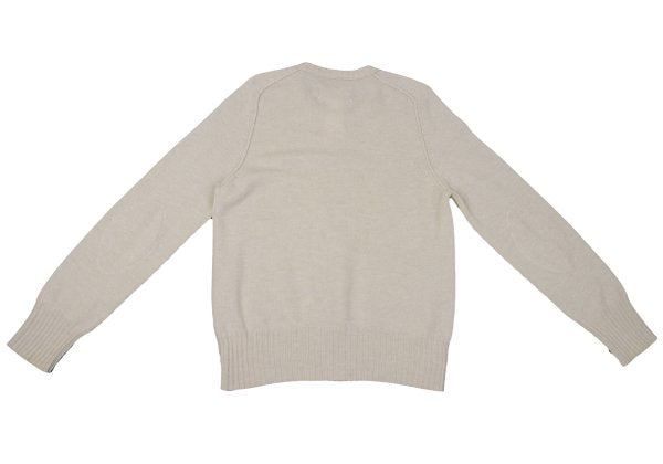 Maison Martin Margiel Wool Elbow Stitch Sweater Beige Size S
