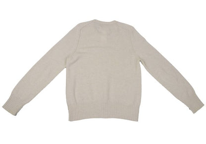 Maison Martin Margiel Wool Elbow Stitch Sweater Beige Size S