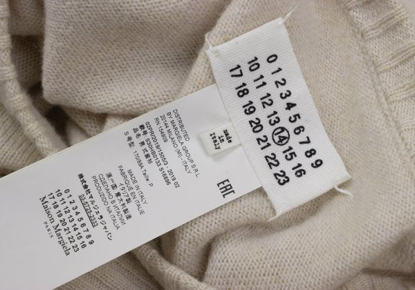 Maison Martin Margiel Wool Elbow Stitch Sweater Beige Size S