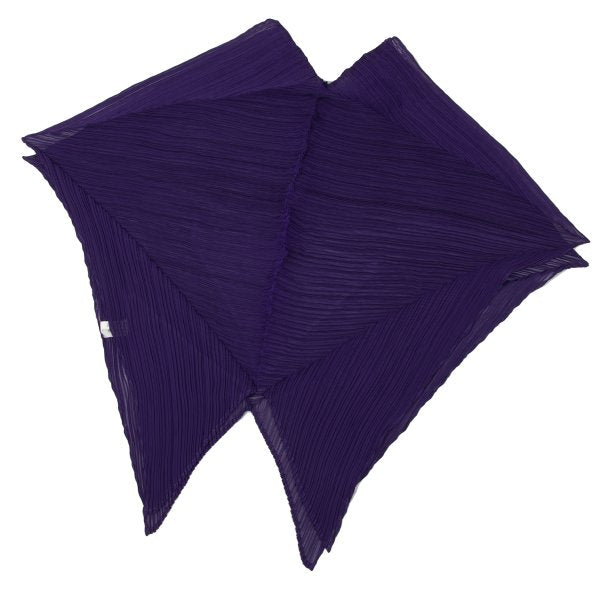 PLEATS PLEASE Pleated Scarf Purple