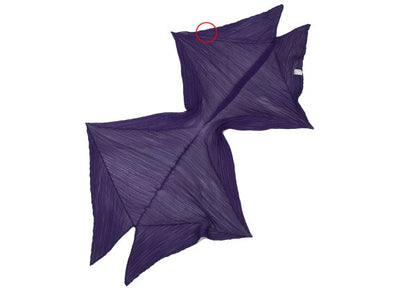 PLEATS PLEASE Pleated Scarf Purple