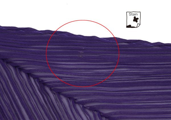 PLEATS PLEASE Pleated Scarf Purple