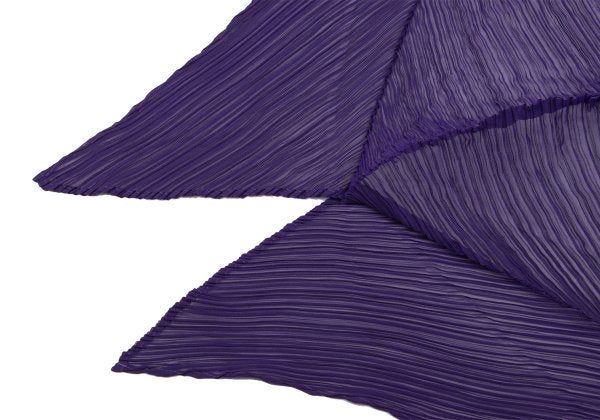 PLEATS PLEASE Pleated Scarf Purple